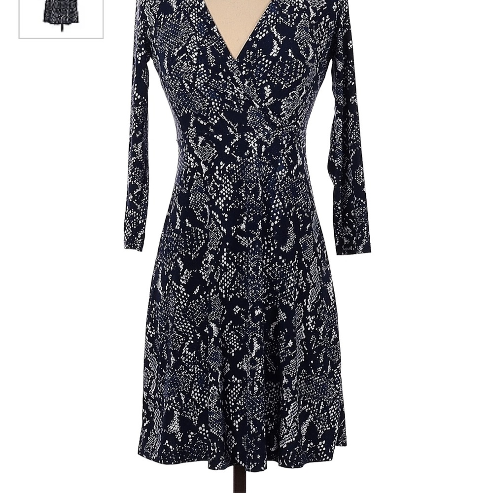 - INC international concepts snakeskin print dress